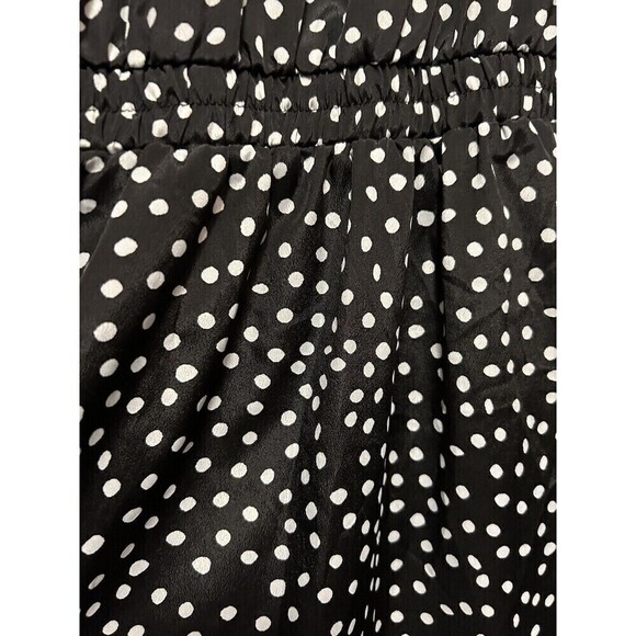 Rich & Beautiful R & B Women’s XL Sleeveless Polka Dot Sheath Dress Black Retro - Picture 7 of 16
